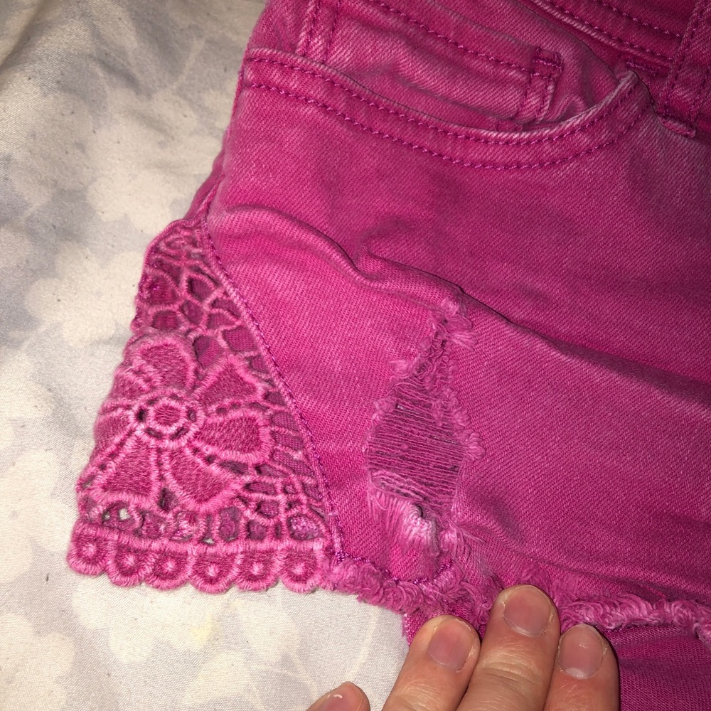 Dark pink Hollister shorts!